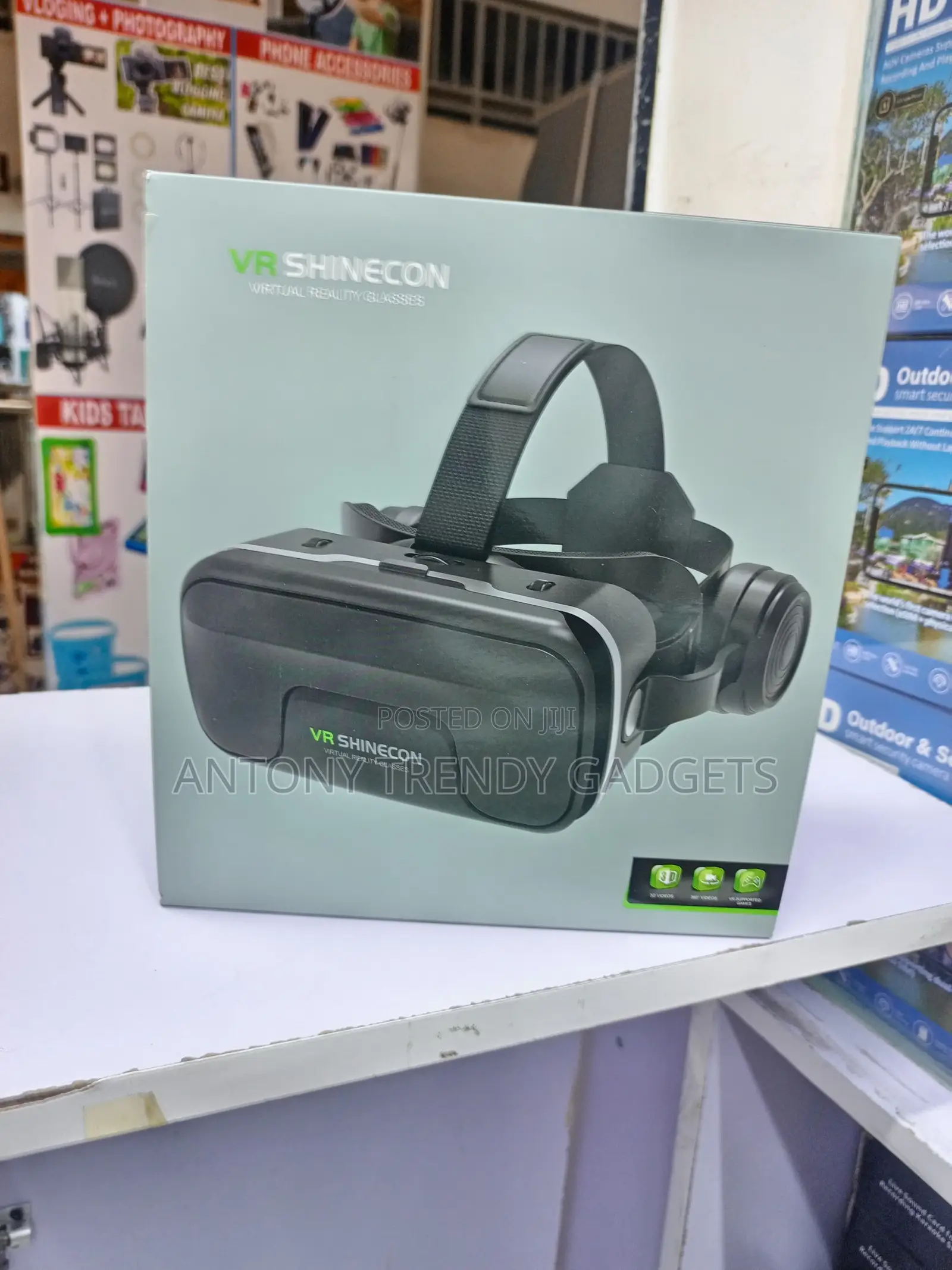 Shinecon Smartphone Headset for 3D Movies 360° Gaming & Virtual Tours