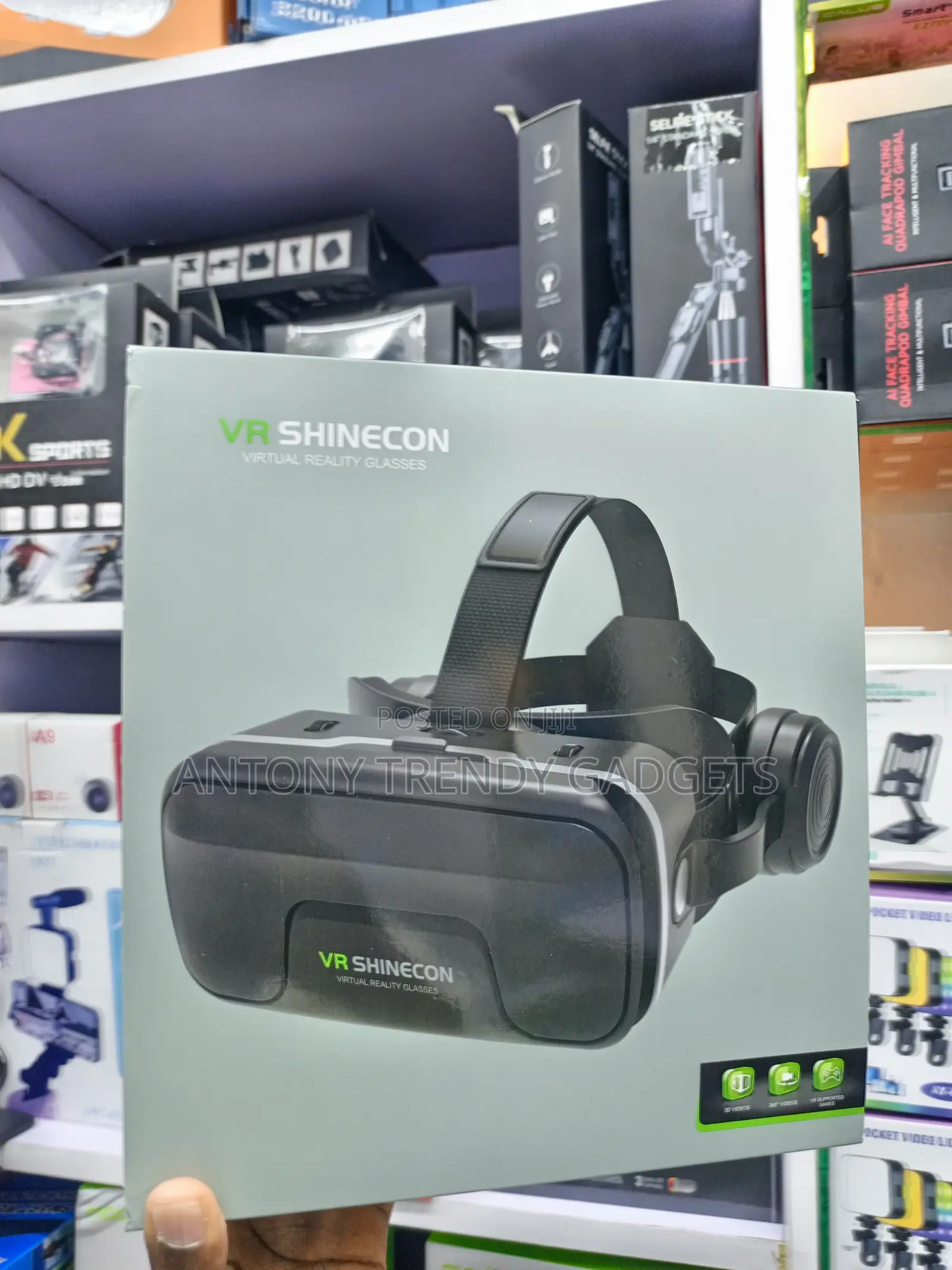 Shinecon Smartphone Headset for 3D Movies 360° Gaming & Virtual Tours