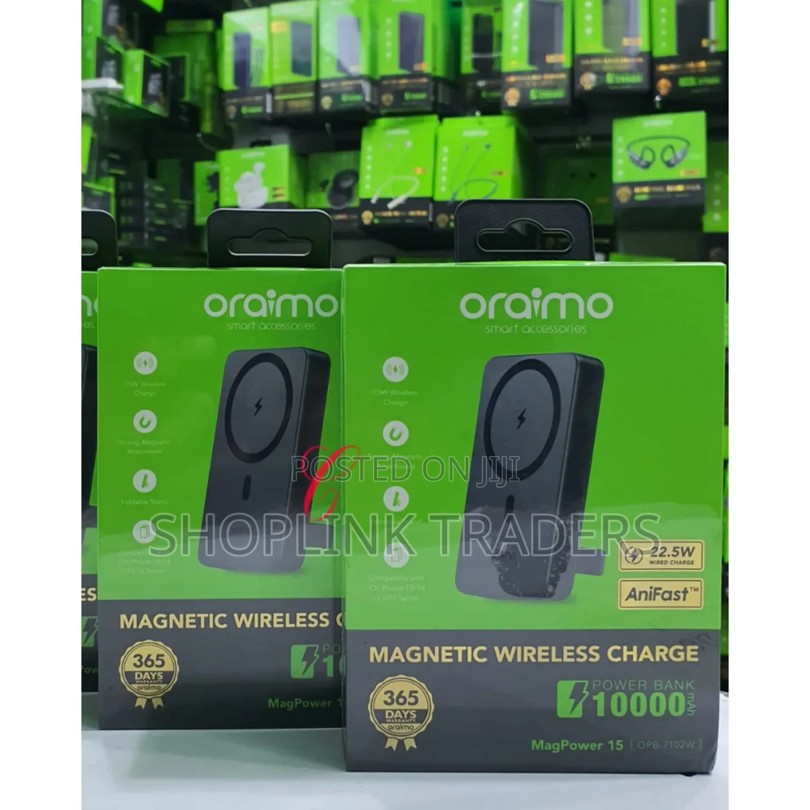 Wireless Powerbank  10,000amh Oraimo Wireless Powerbank