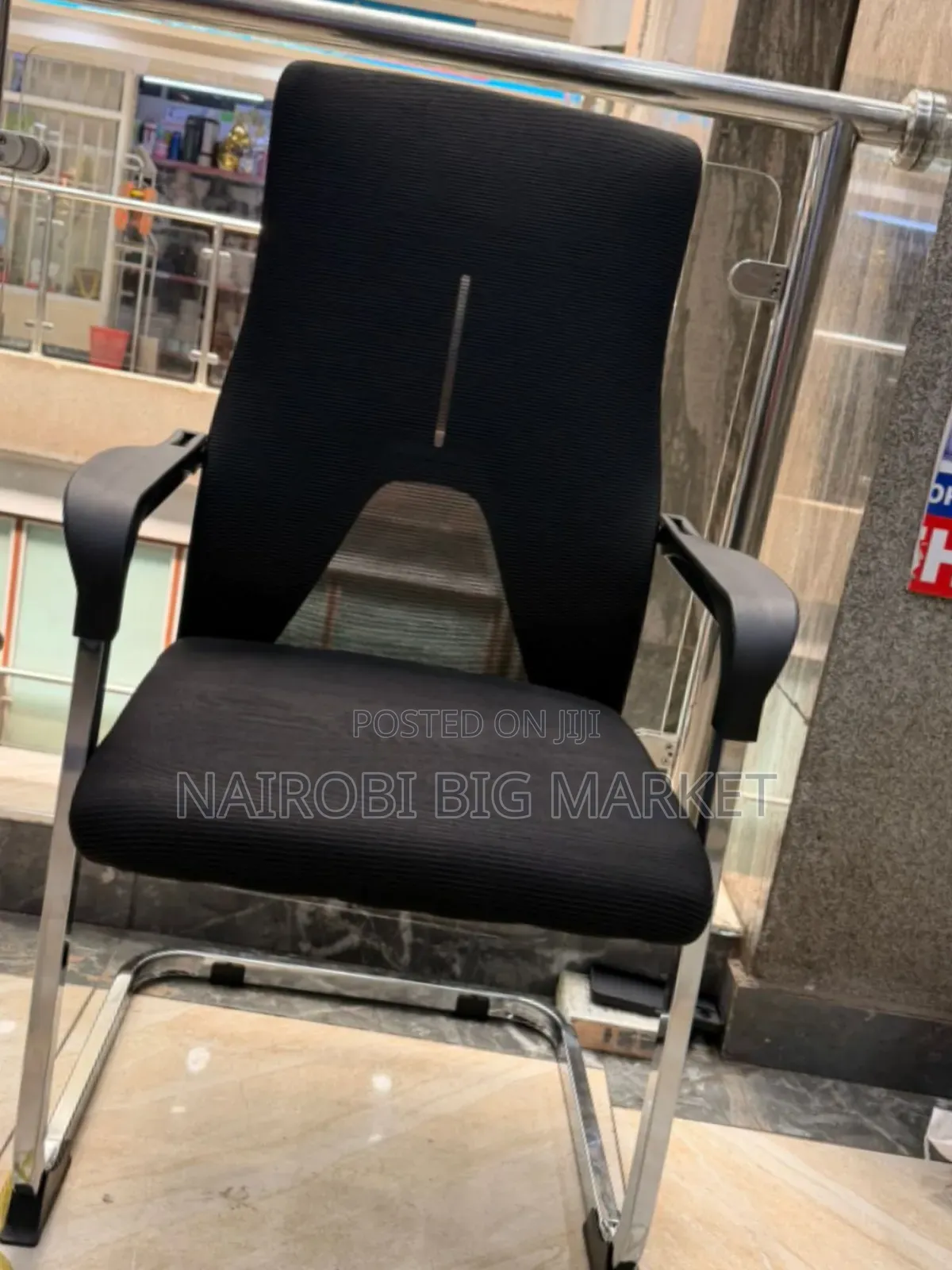 Mesh Non-Rolling Guests Office Chair