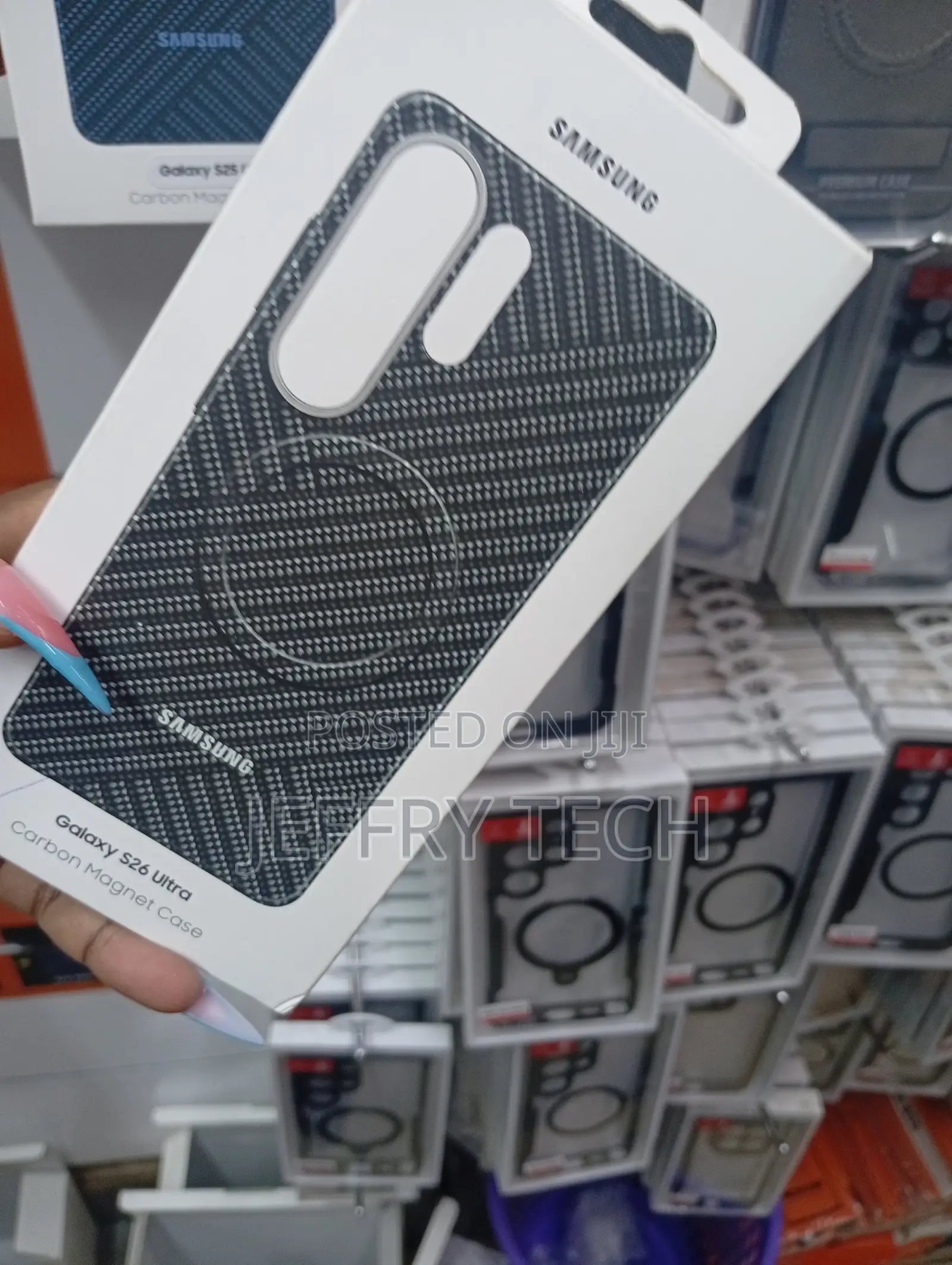 Samsung Galaxy S26 Ultra Carbon Magnet Case, an Aramid Carbon Fiber