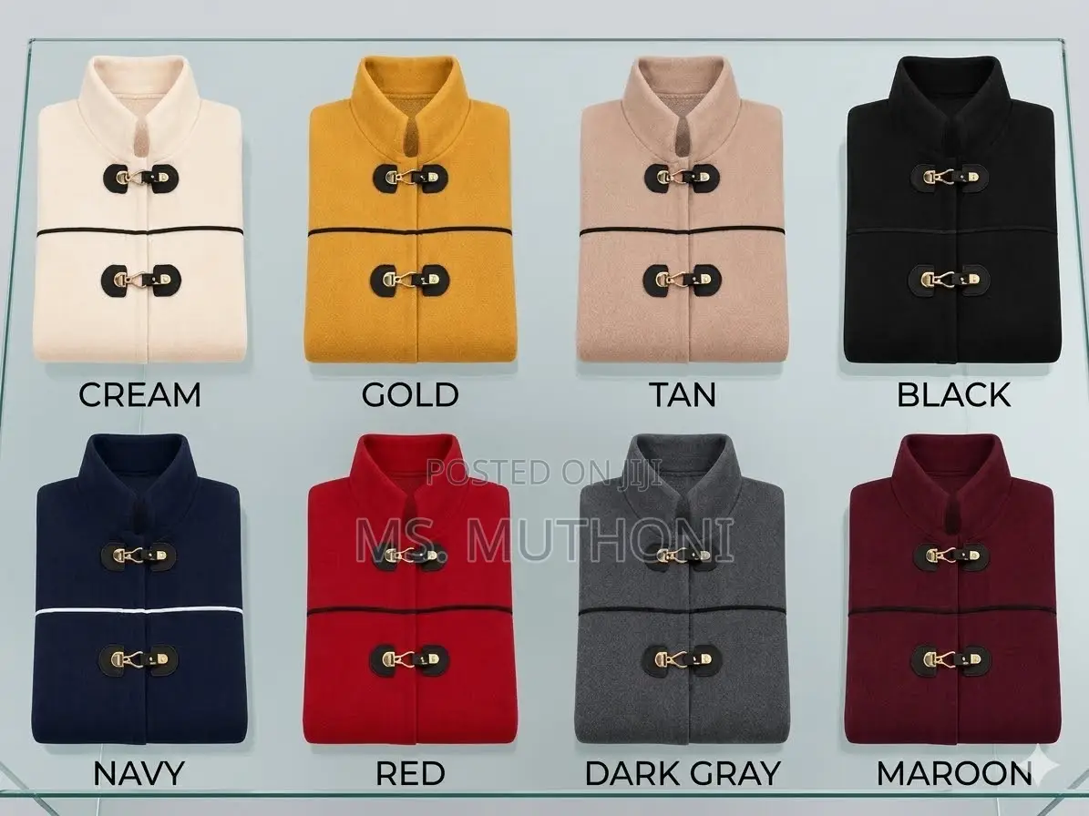 Buckle-Detail Sweater Jackets