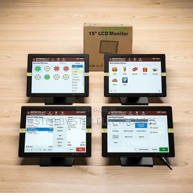 Lowest Prices 14 Inch, 15 Inch, 17 Inch Touch Screen POS Monitors