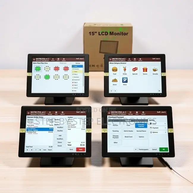 Competitive Prices 14 Inch, 15 Inch, 17 Inch Touch Screen POS Monitors