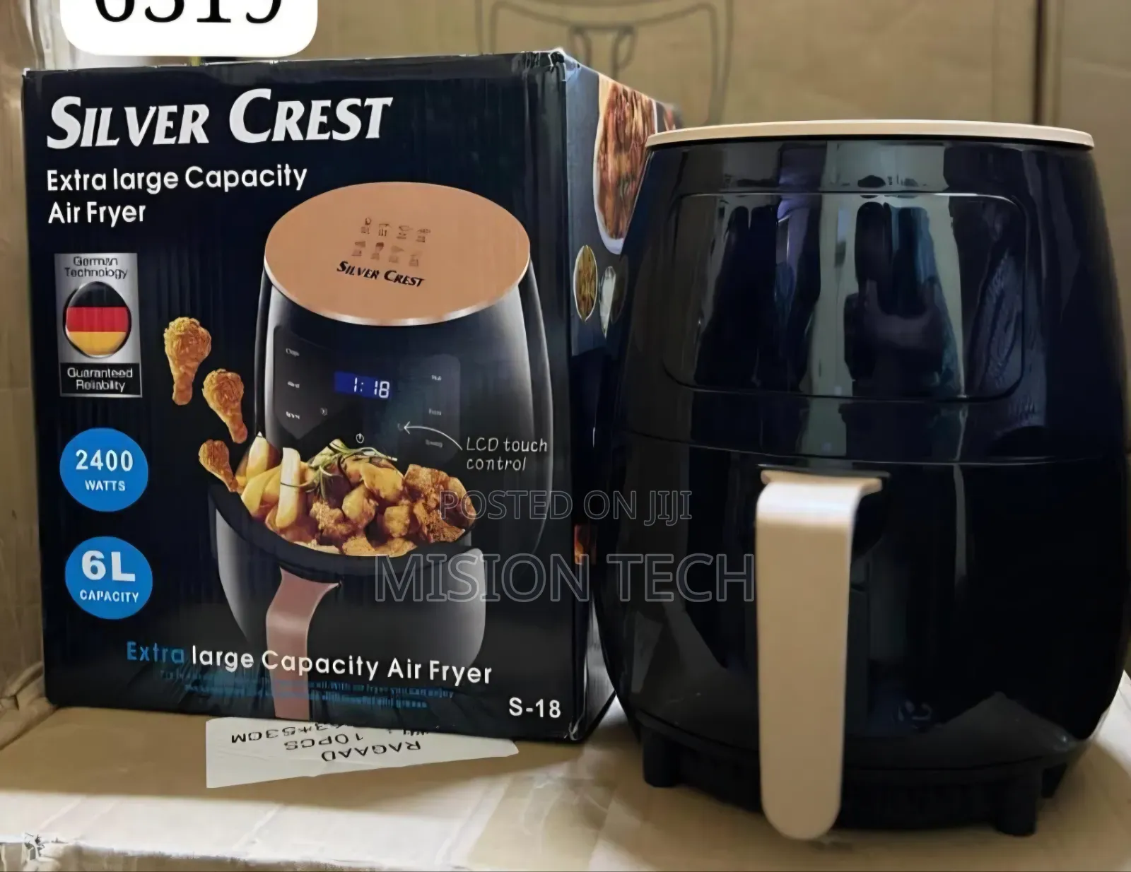 Silver Crest 6L Extra Large Capacity Air Fryer...