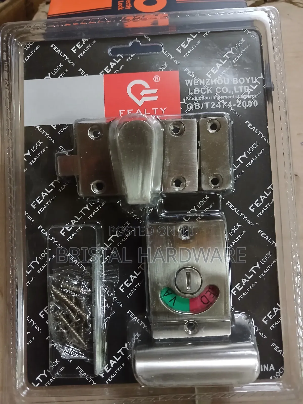 Fealty Stainless Indicator Steel Door Lock