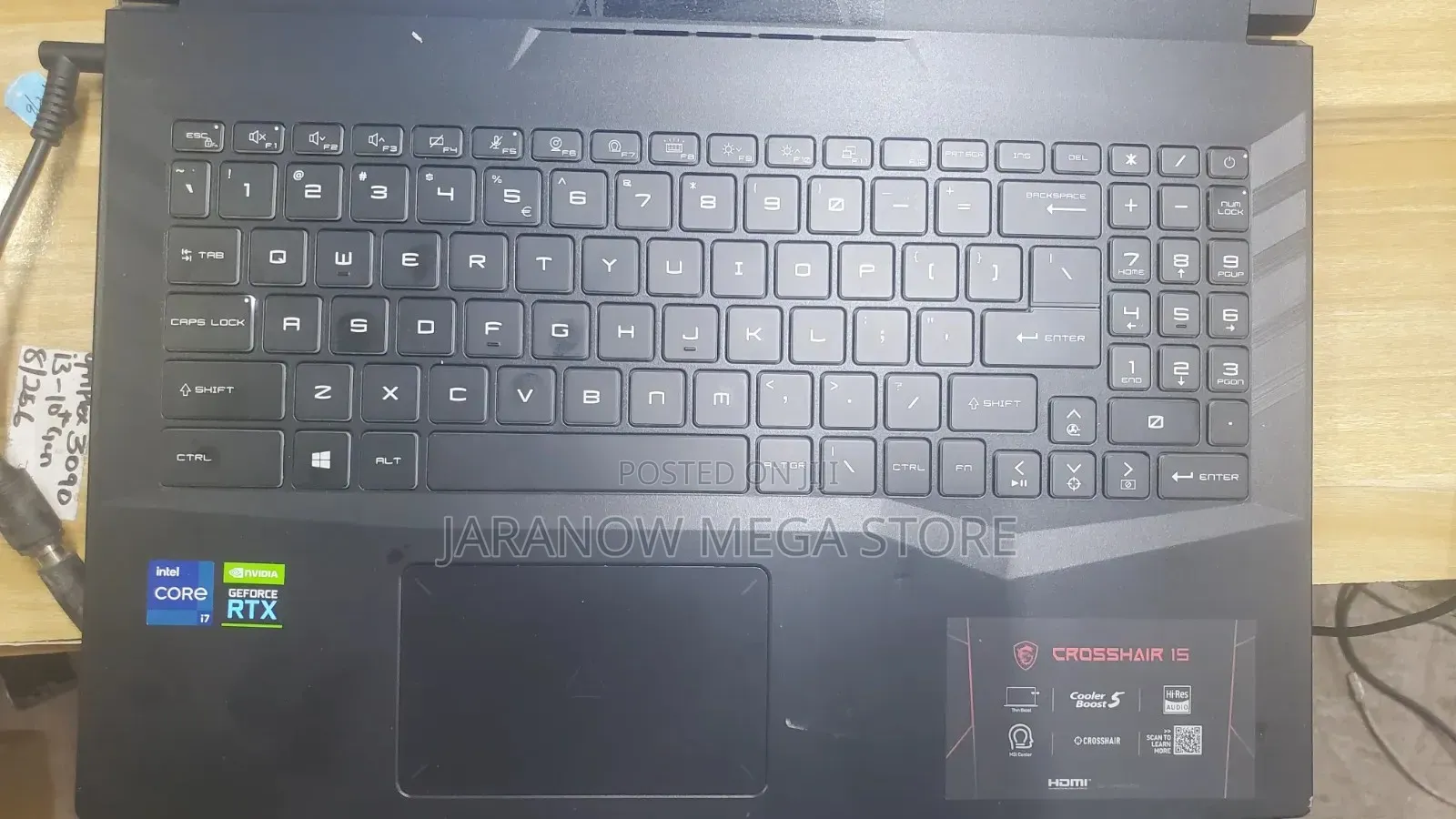 Laptop MSI Crosshair 15 8GB Intel Core i7 SSD 512GB