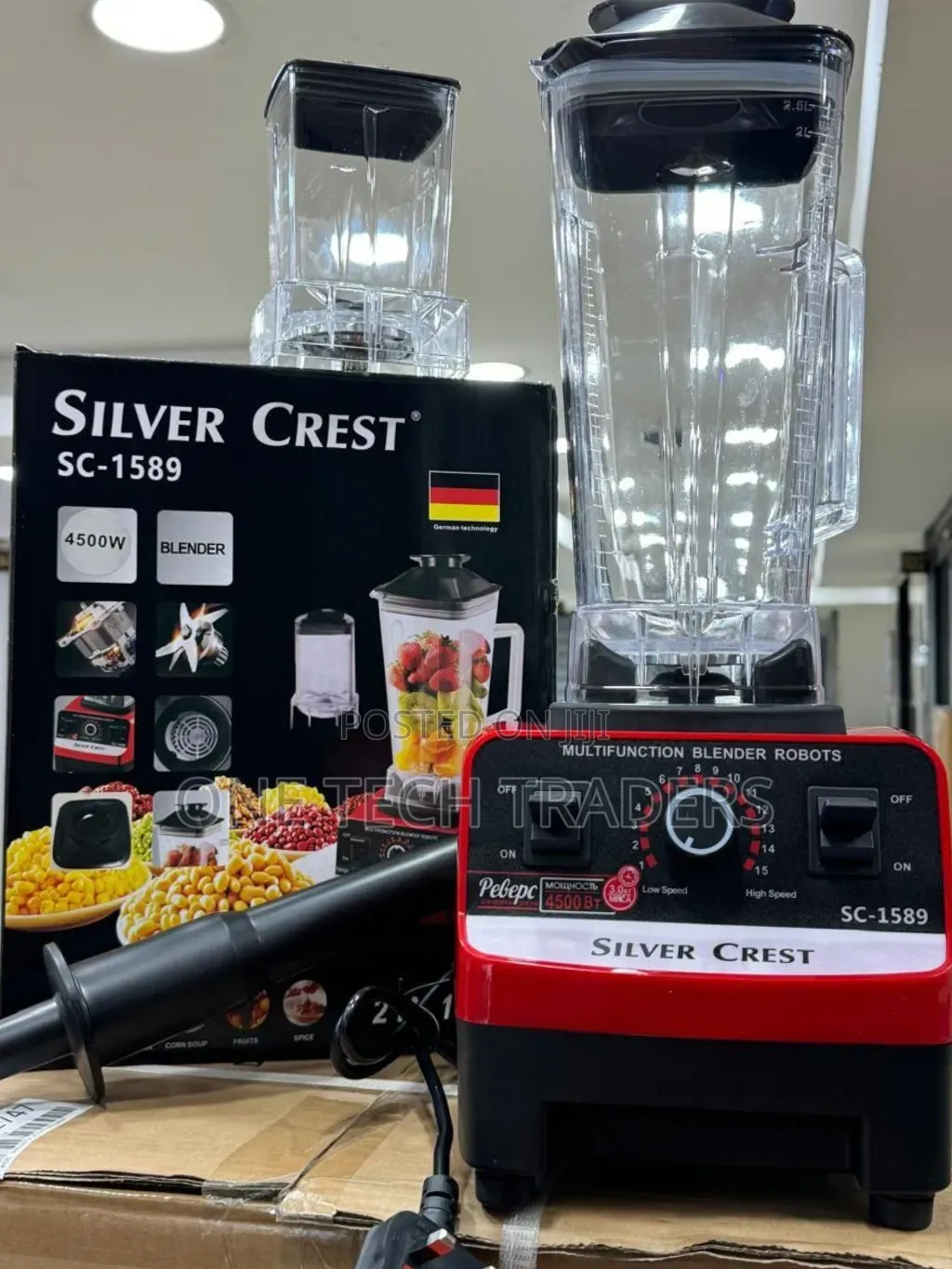 Silver Crest Commercial Blender 4500wtts