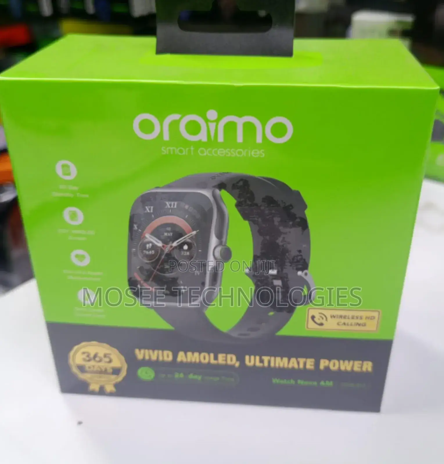 Oraimo Nova AM Smartwatch Vivid AMOLED & Health Monitoring