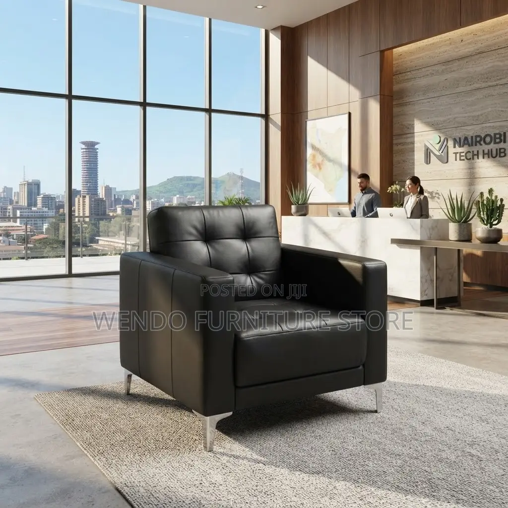Office Sofa; Leather Executive Oner Seater Office Sofa