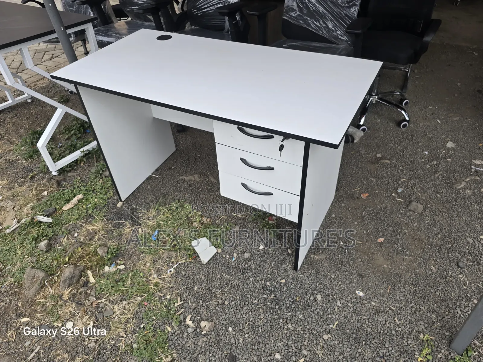 Computer,laptop,Office Desk With Storage
