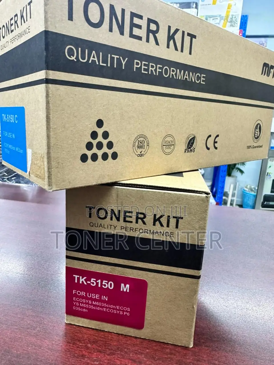 TK 5150 Cyan and Magenta Cartridge