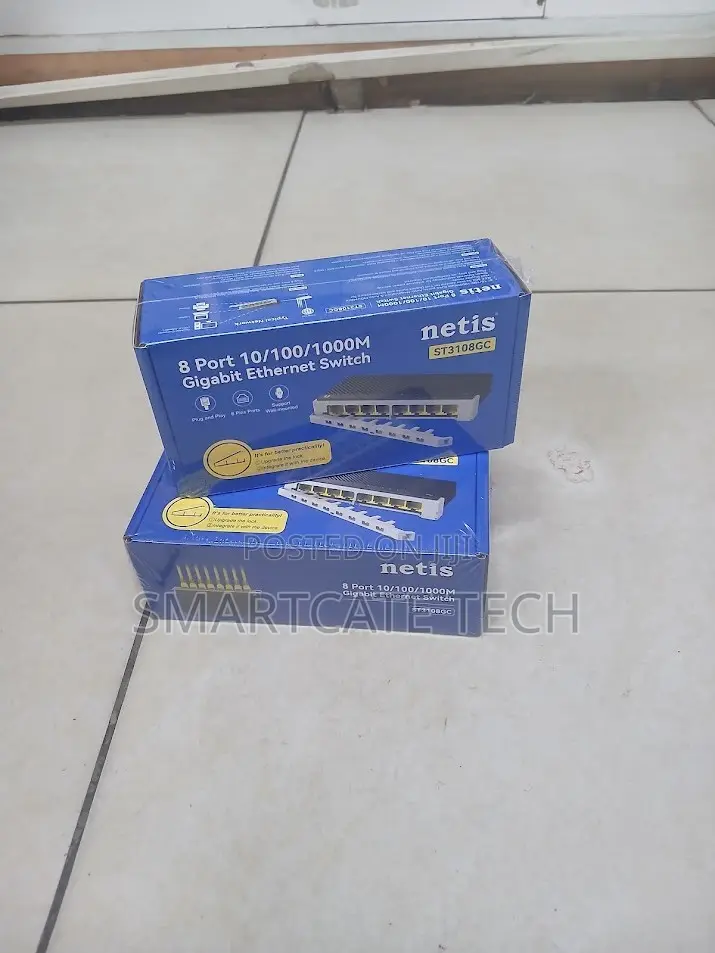 Netis 8 Port Gigabit Network Switch – Fast & Reliable