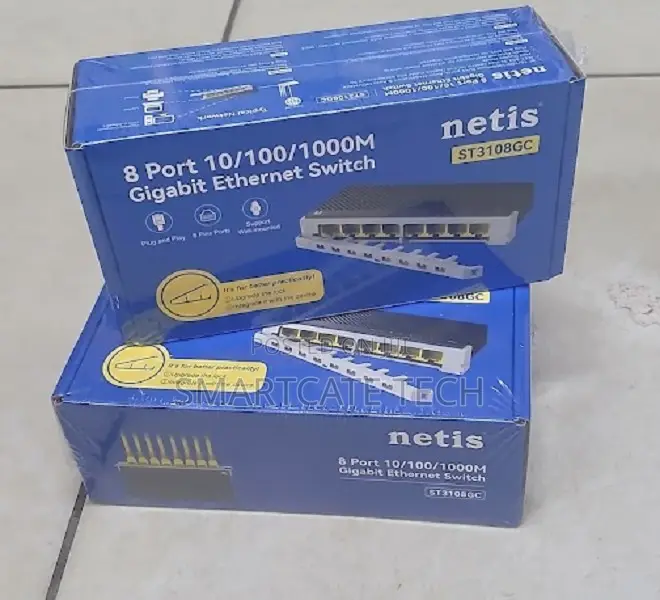 Netis ST3108GC 8 Port Netis Gigabit Switch – Perfect for Home & Office