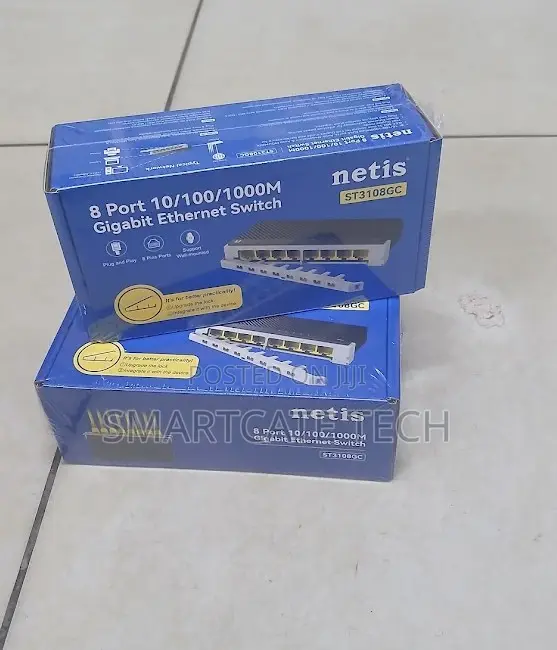 Netis ST3108GC 8 Port Netis Gigabit Switch – Perfect for Home & Office