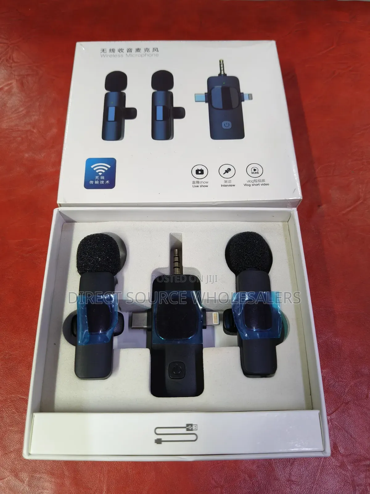 K15 Professional Wireless Lavalier Mic for Content Creators