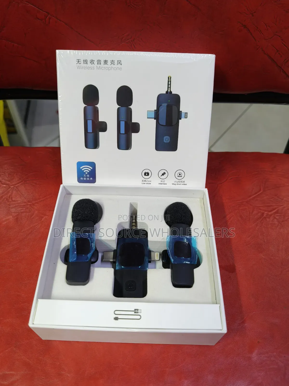 K15 Wireless Clip-on Microphone for Vlogs & Interviews
K15.