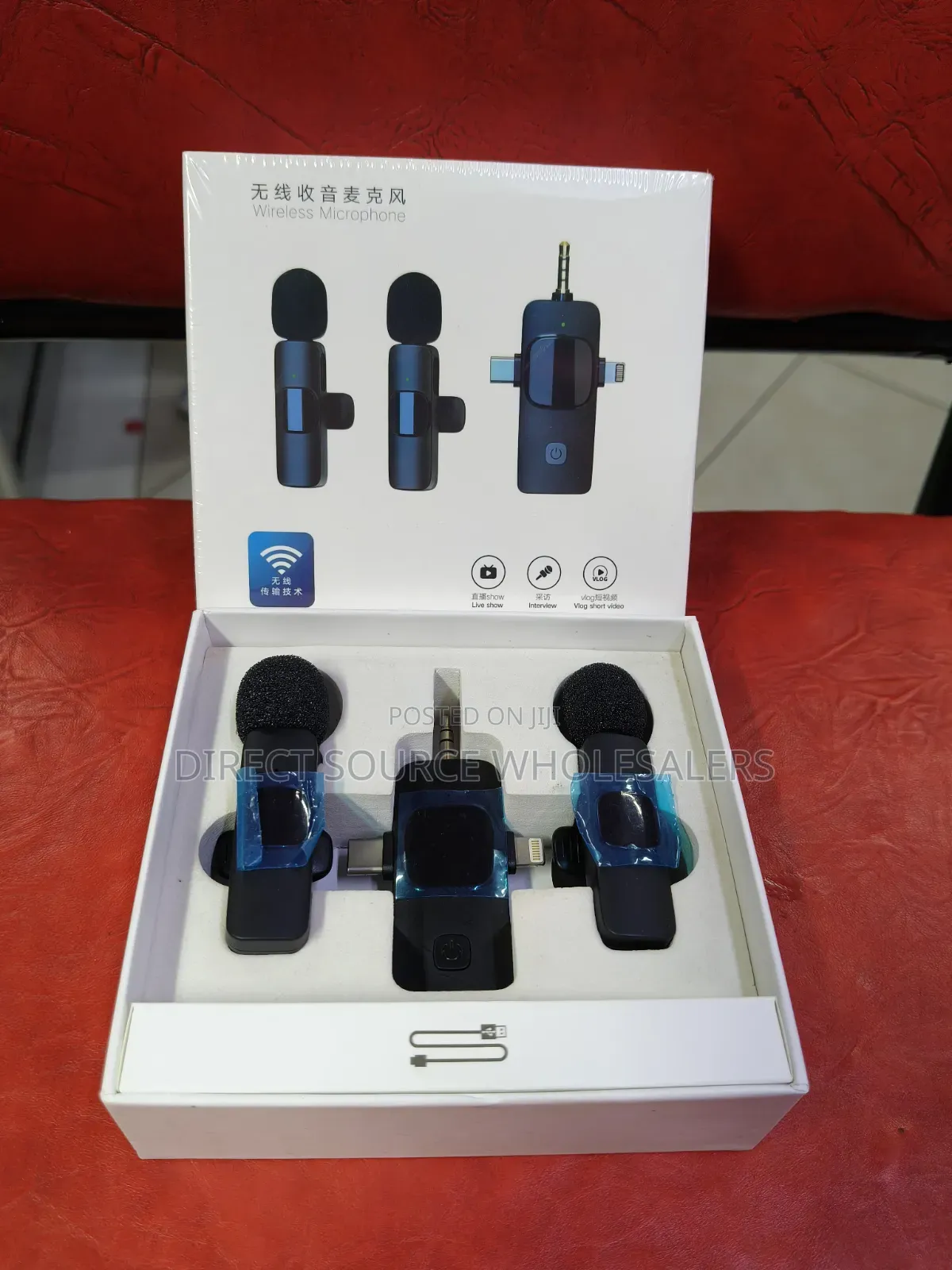 K15 Wireless Clip-on Microphone for Vlogs & Interviews
K15.