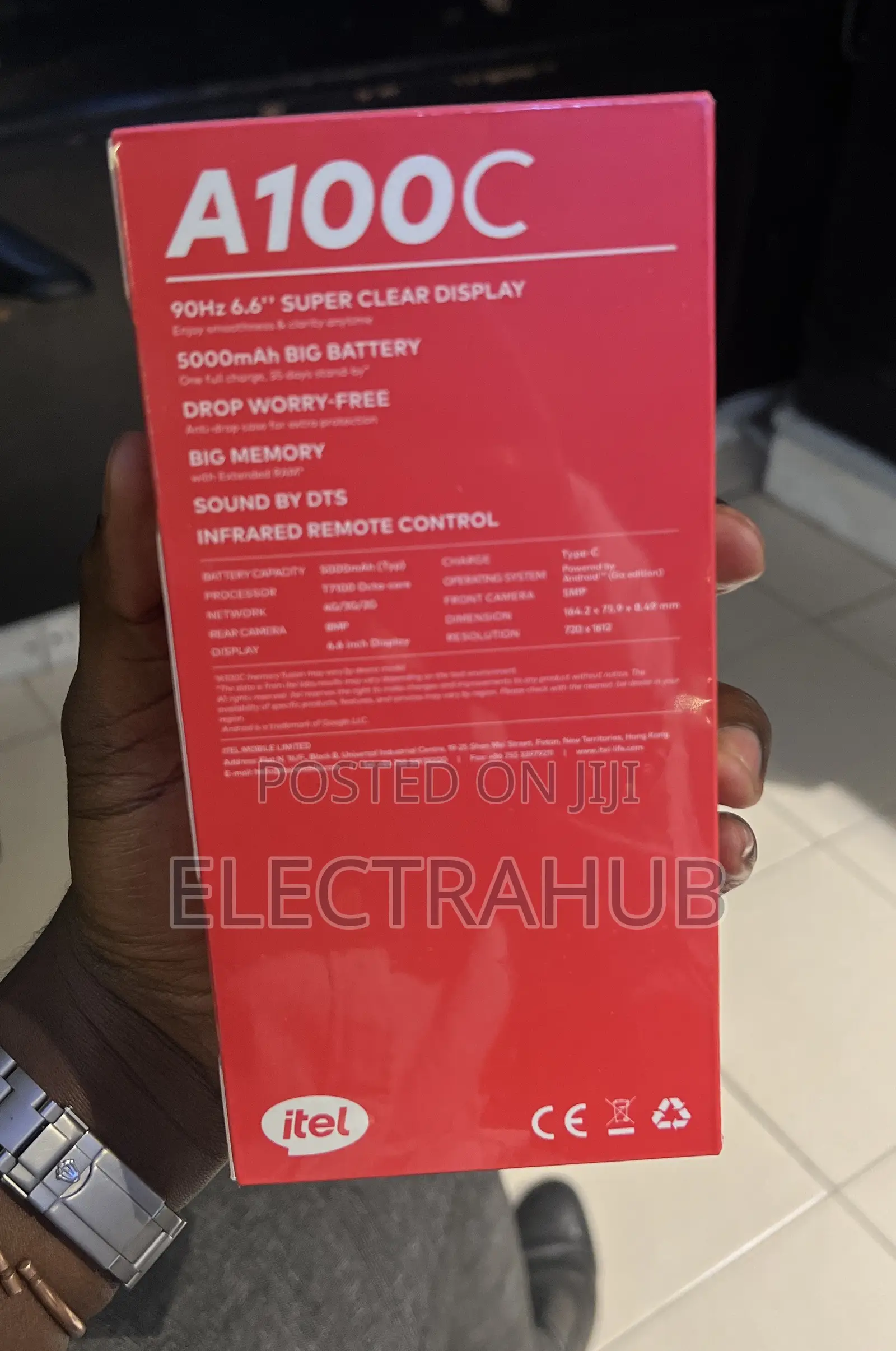 New Itel A100C 64 GB Gold