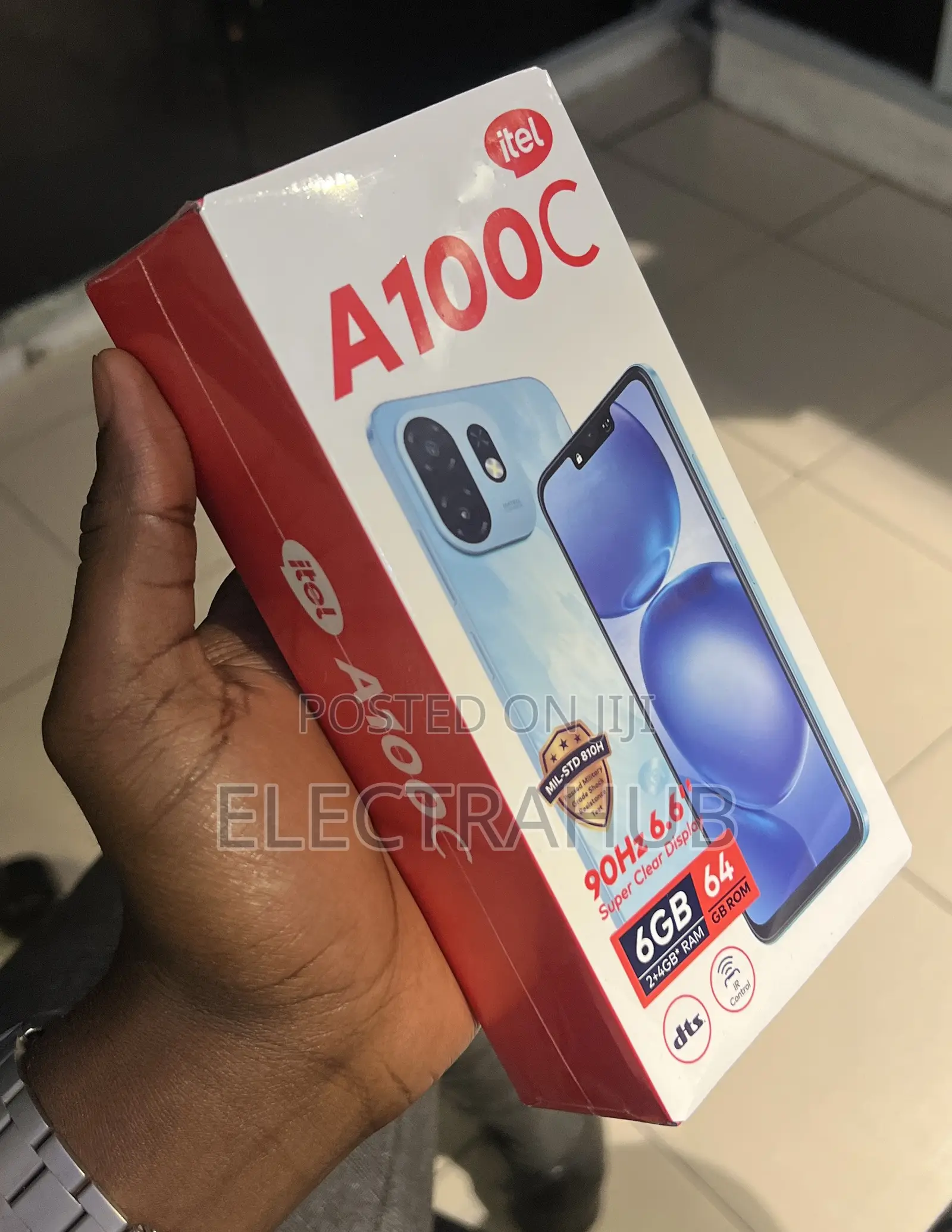 New Itel A100C 64 GB Gold