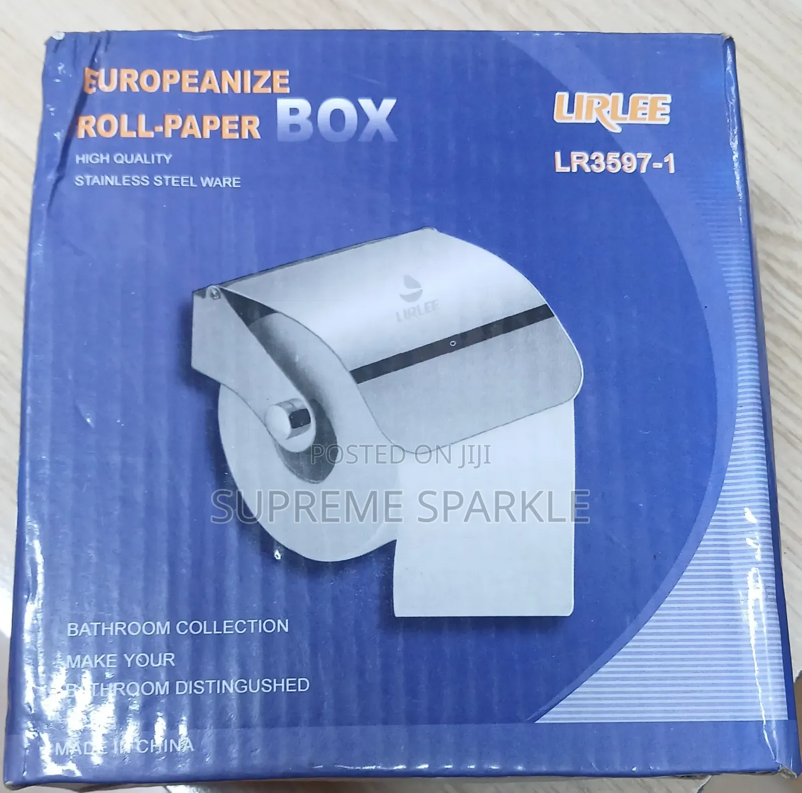 Tissue Holder Stainless Steel Toilet Paper Box LIRLEE