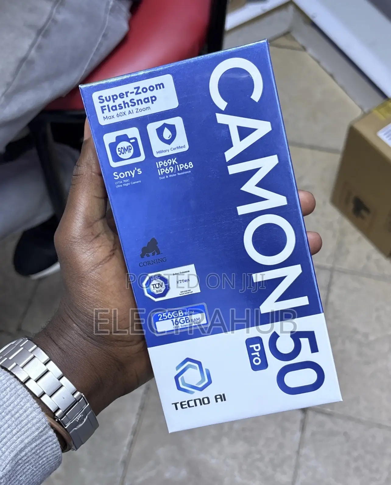 New Tecno Camon 50 Pro 256 GB Black
