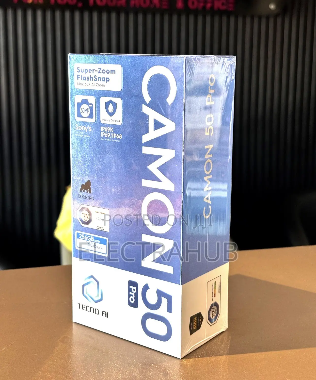 New Tecno Camon 50 Pro 256 GB Black