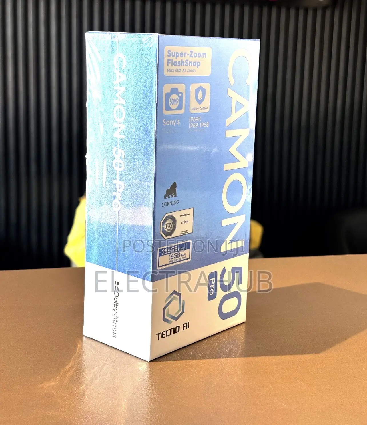 New Tecno Camon 50 Pro 256 GB Black