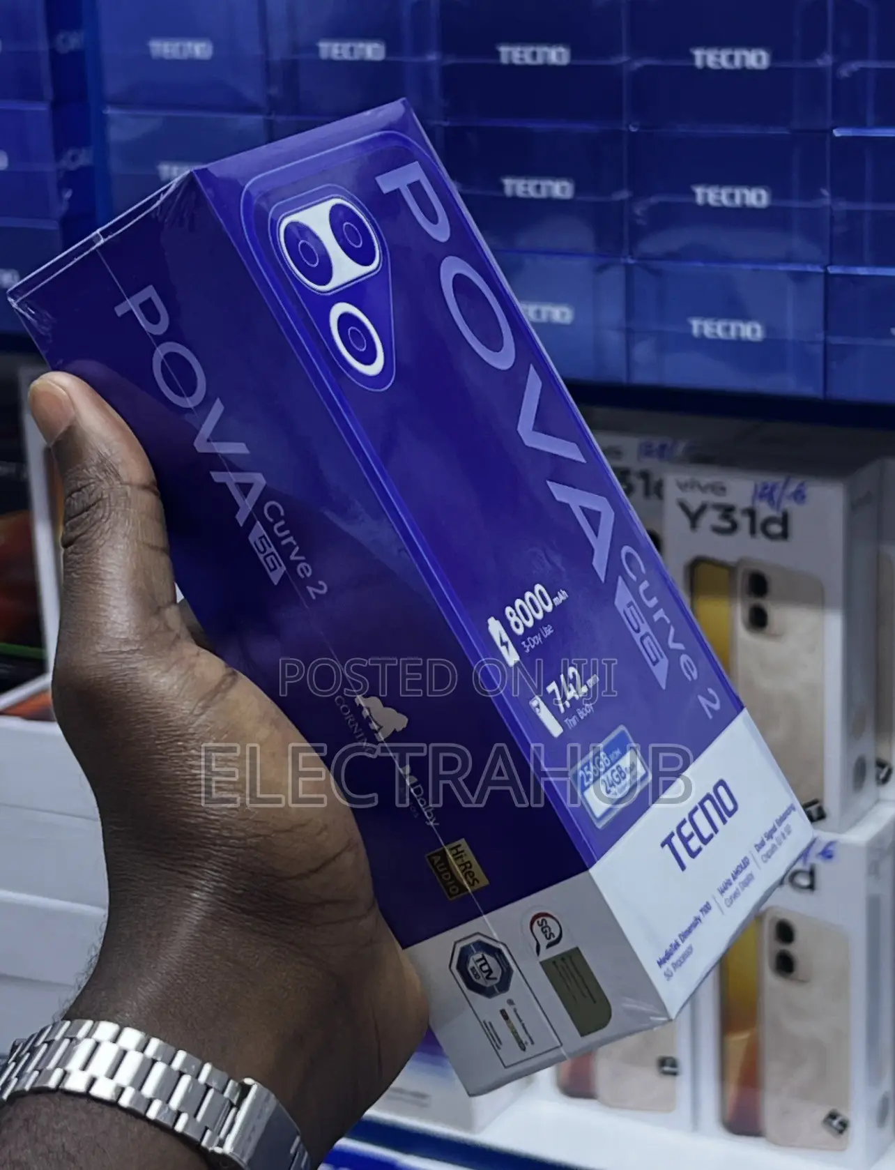 New Tecno Pova Curve 2 5G 256 GB Gray