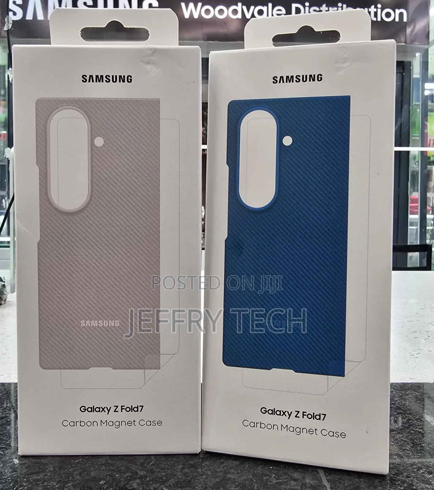 Samsung Galaxy Z Fold7 Carbon Magnet Cases Carbon-Fiber and Magnetic