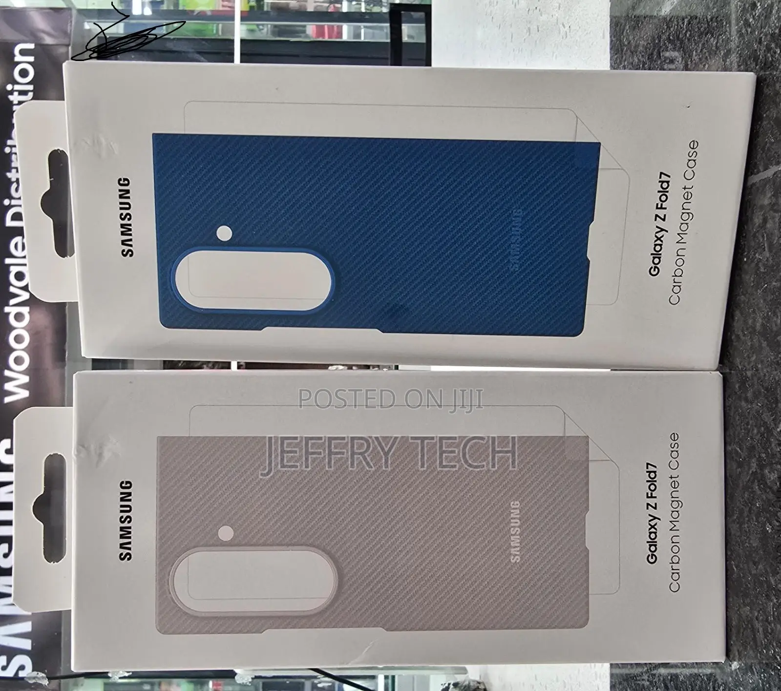 Samsung Galaxy Z Fold7 Carbon Magnet Cases Carbon-Fiber and Magnetic