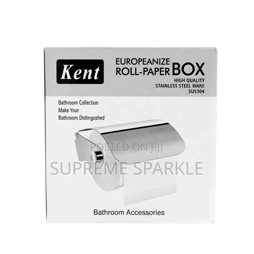 Kent Stainless Steel Covered Toilet Paper Holder