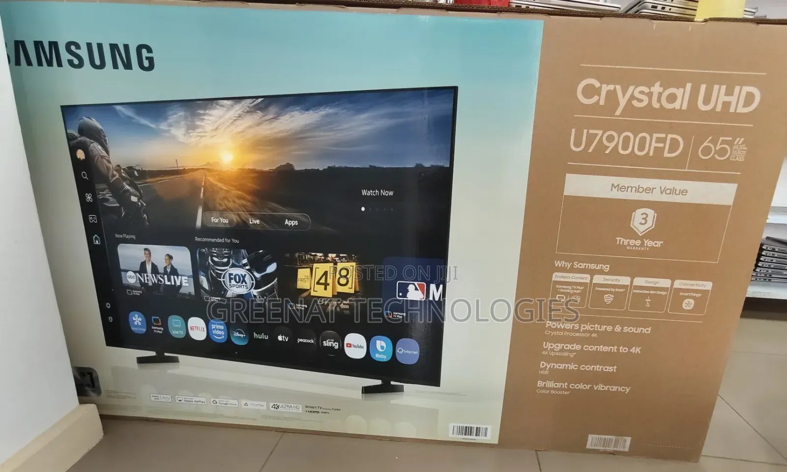 Brand New Samsung 65" Crystal UHD Smart TV U7900FD 65 Inch UHD 2025