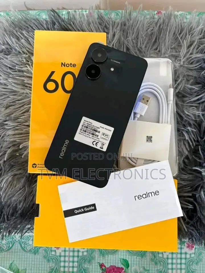 New Realme Note 60x 64 GB Black