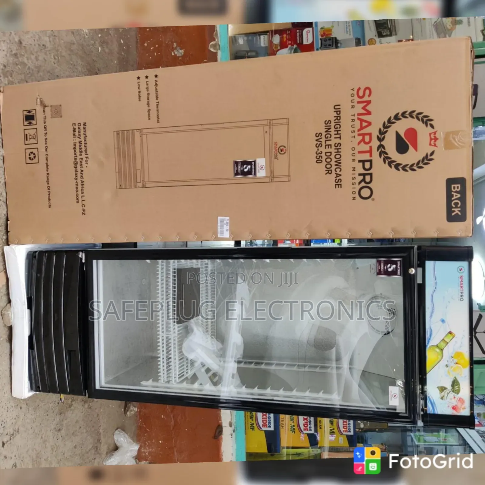 SmartPro 279L Glass Door Chiller – SVS350 Commercial Display Fridge