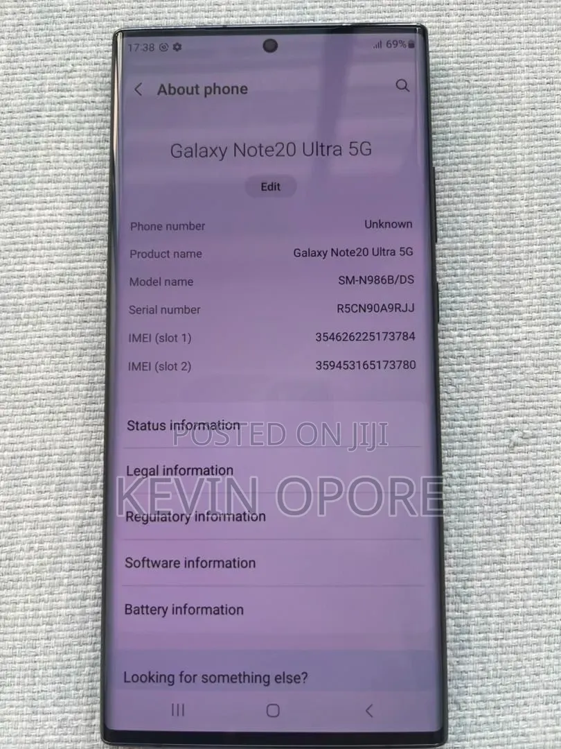 Samsung Galaxy Note 20 Ultra 5G 512 GB Gold