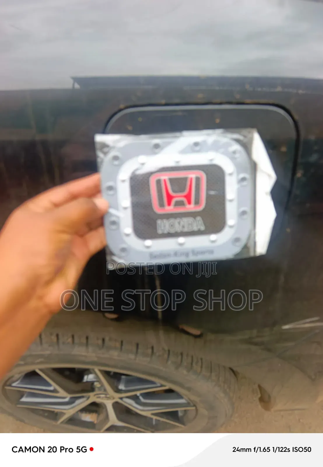 Sedan King Sports Honda Fuel Tank Sticker With Imitation Riverts