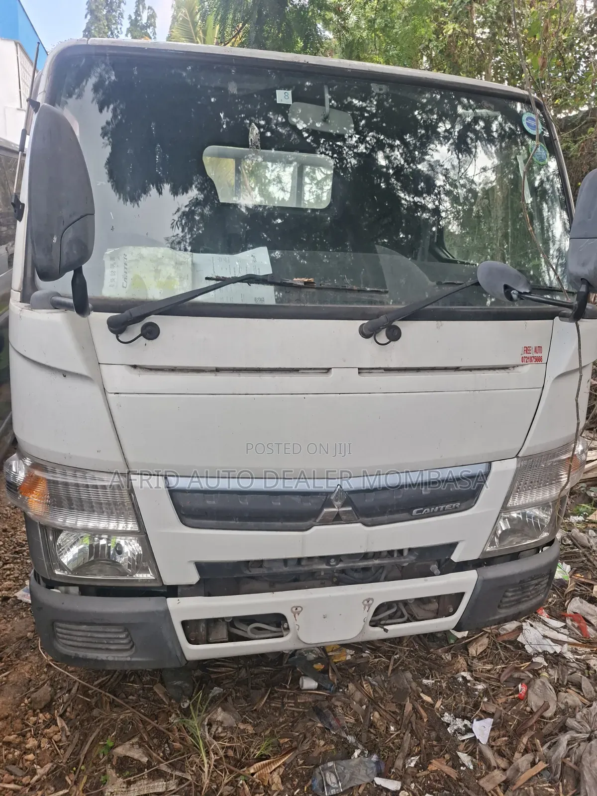 Mistubishi Canter Open Body 2018 White