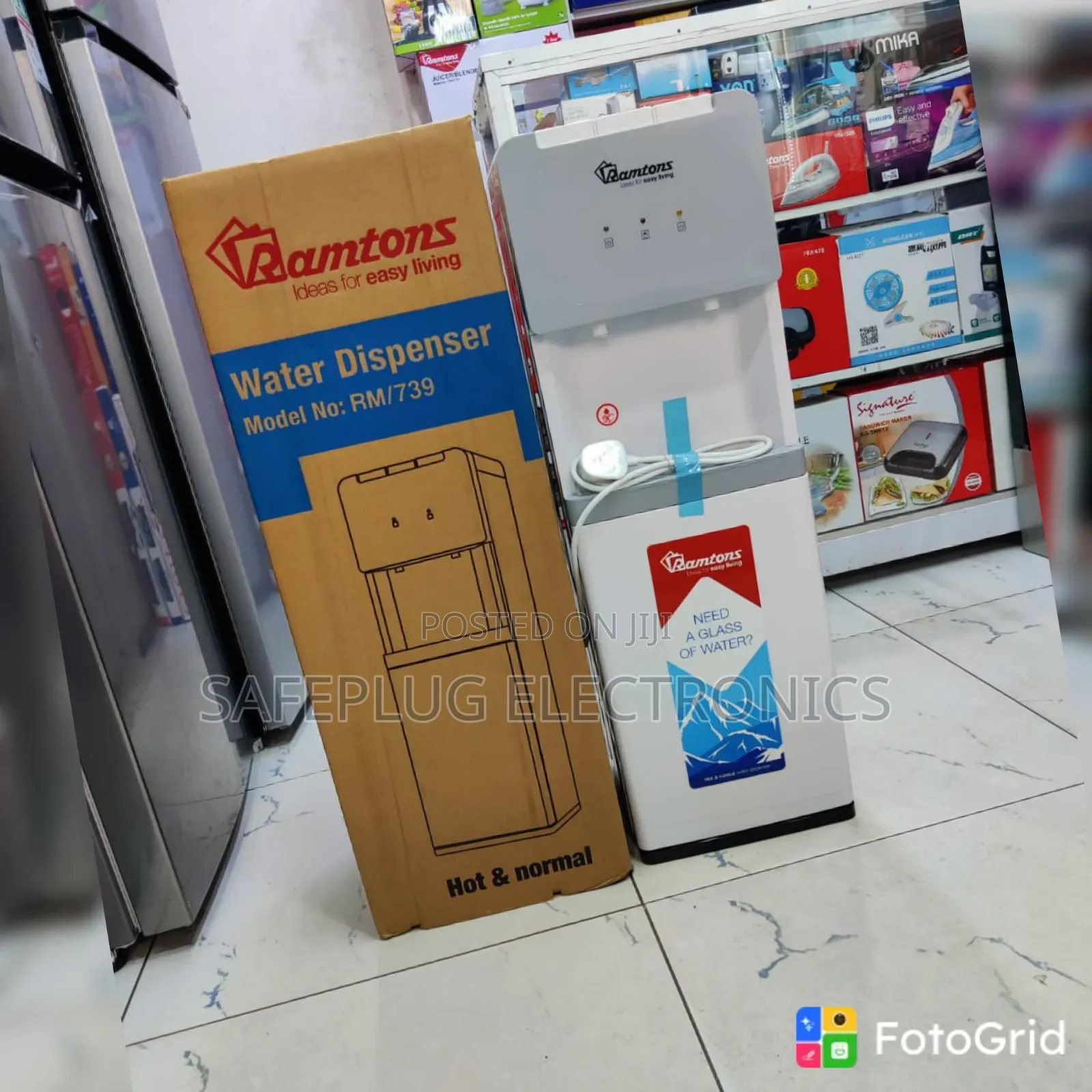 Ramtons RM739 Water Dispenser – Hot & Normal Water