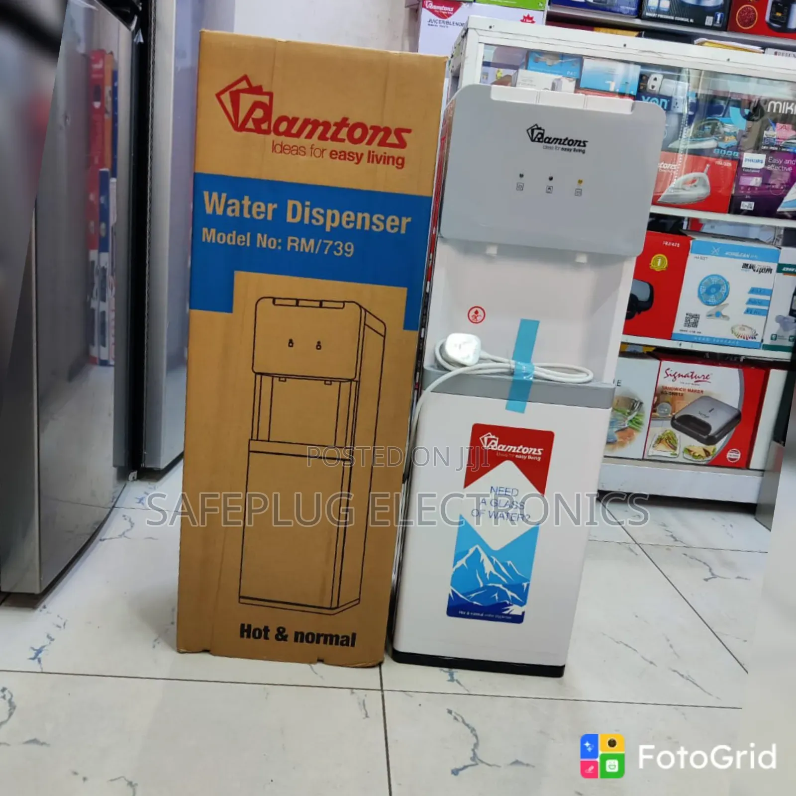Ramtons RM739 Water Dispenser – Hot & Normal Water