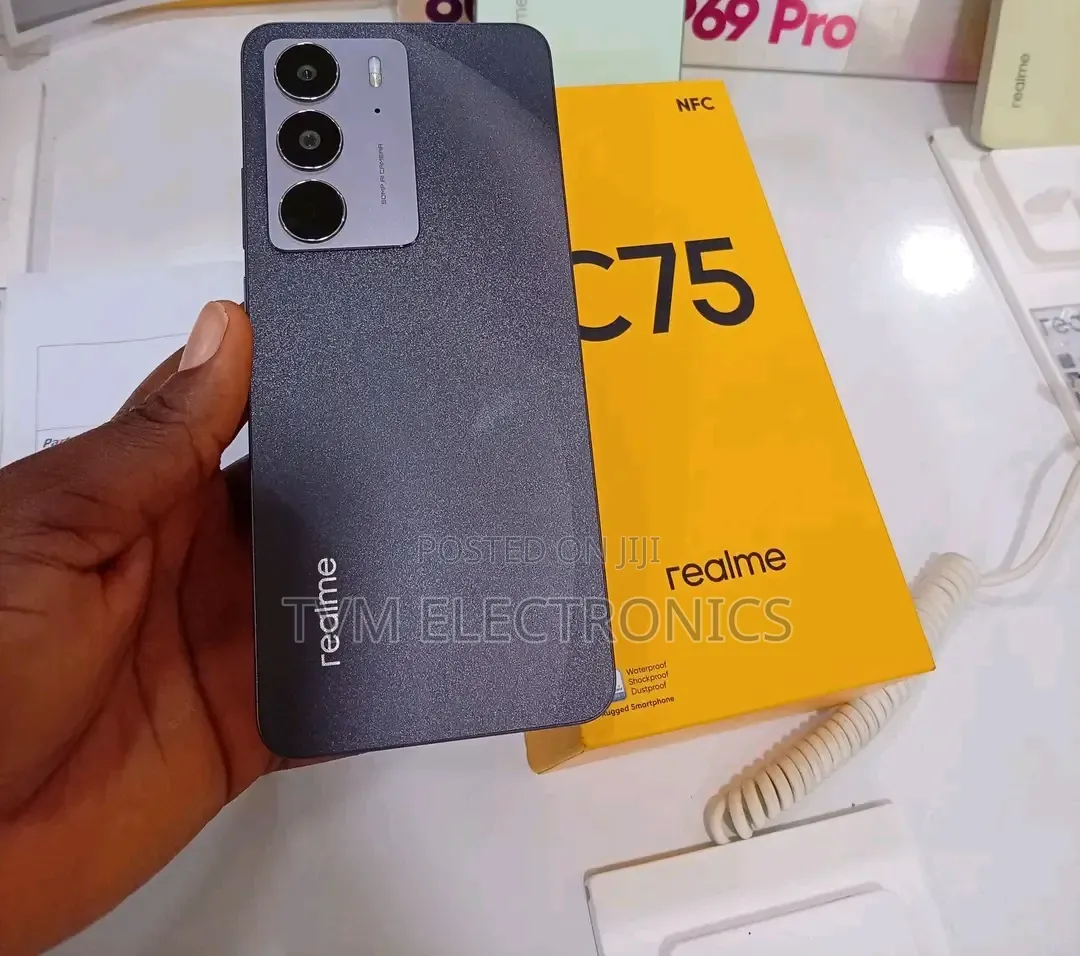 New Realme C75 128 GB Black
