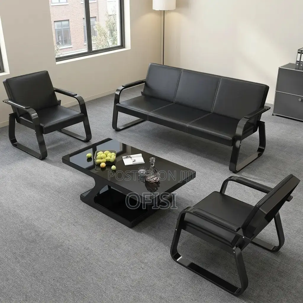 Office Sofa; 5-Seater Waiting Area Sofa