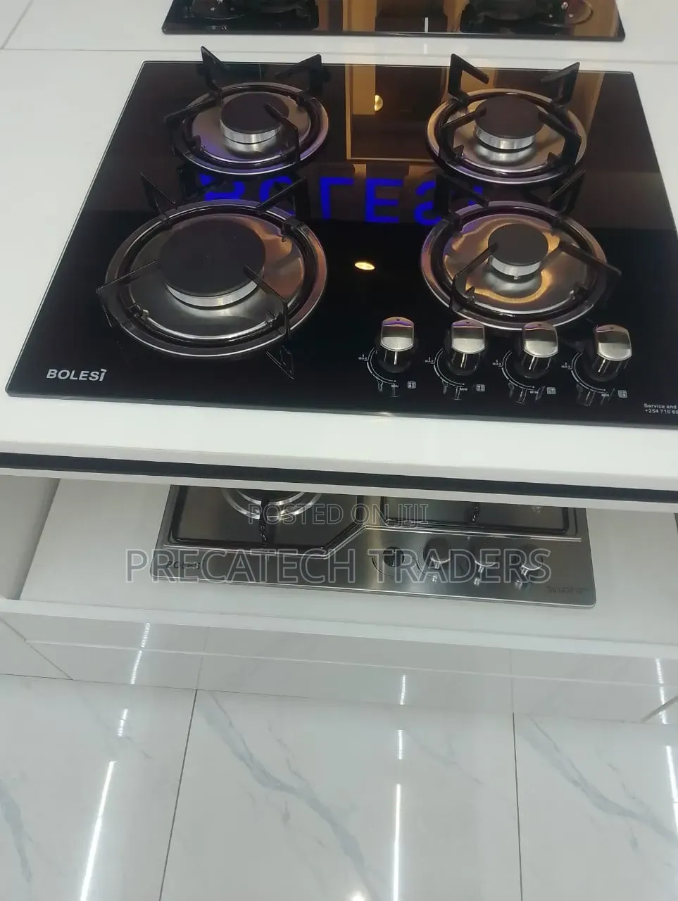 Bolesi Built-in 4 Gas Burner Cooker Hob