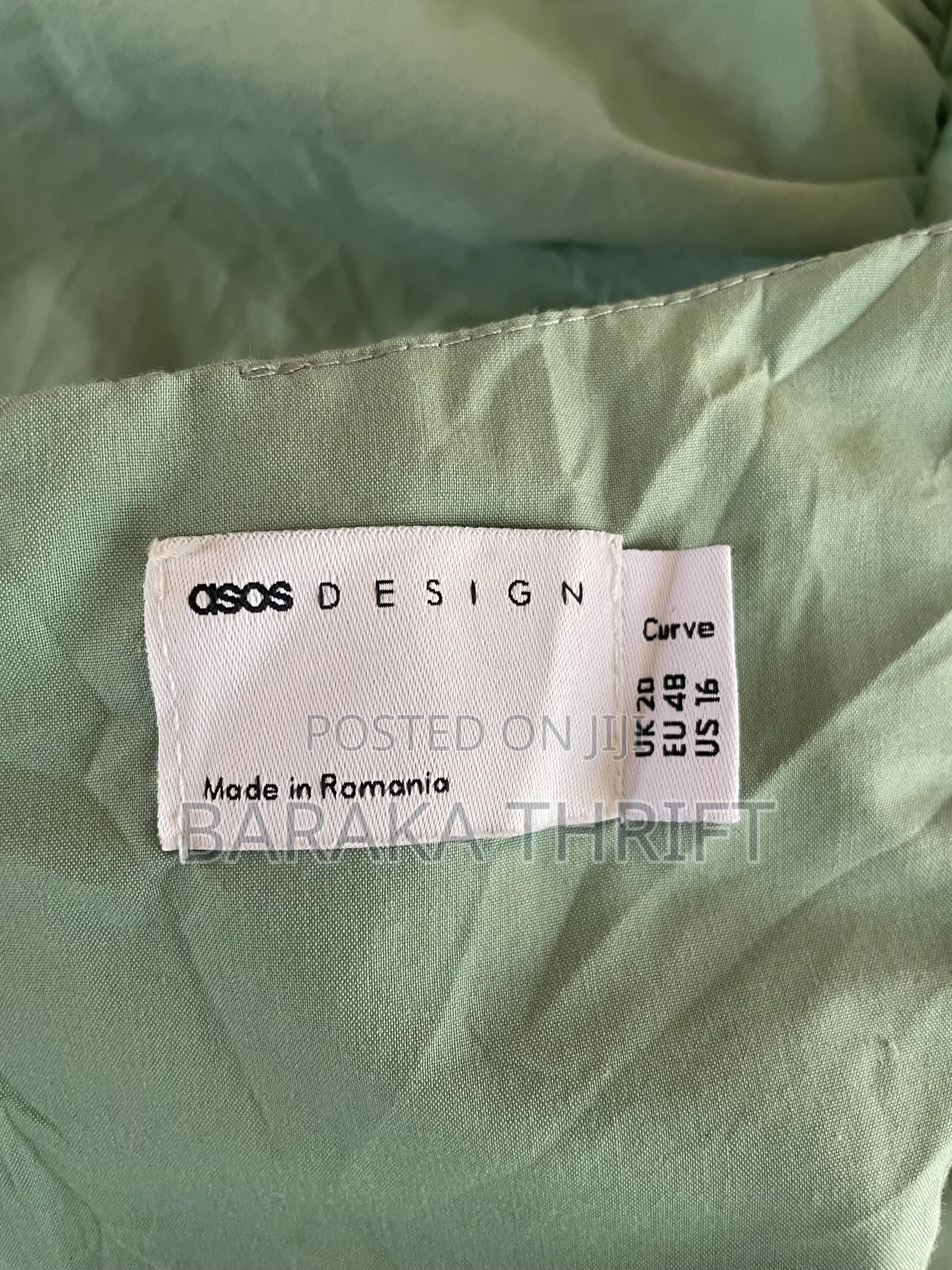 ASOS DESIGN Curve -Crop Top (UK Size 20)