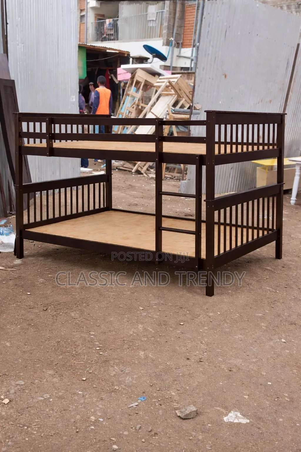4x6 Black Bunk Bed