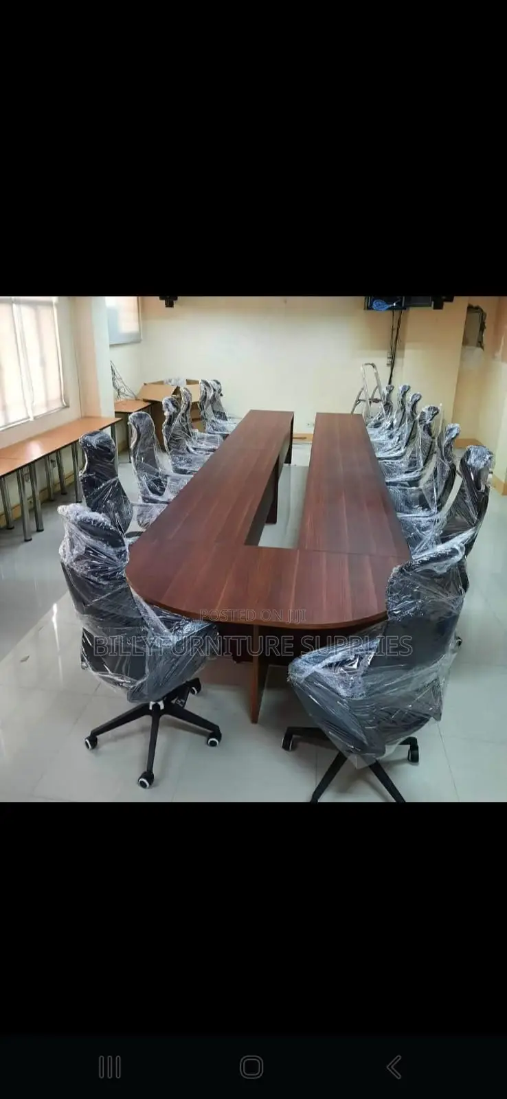 Modern U-Shaped Boardroom Conference Table