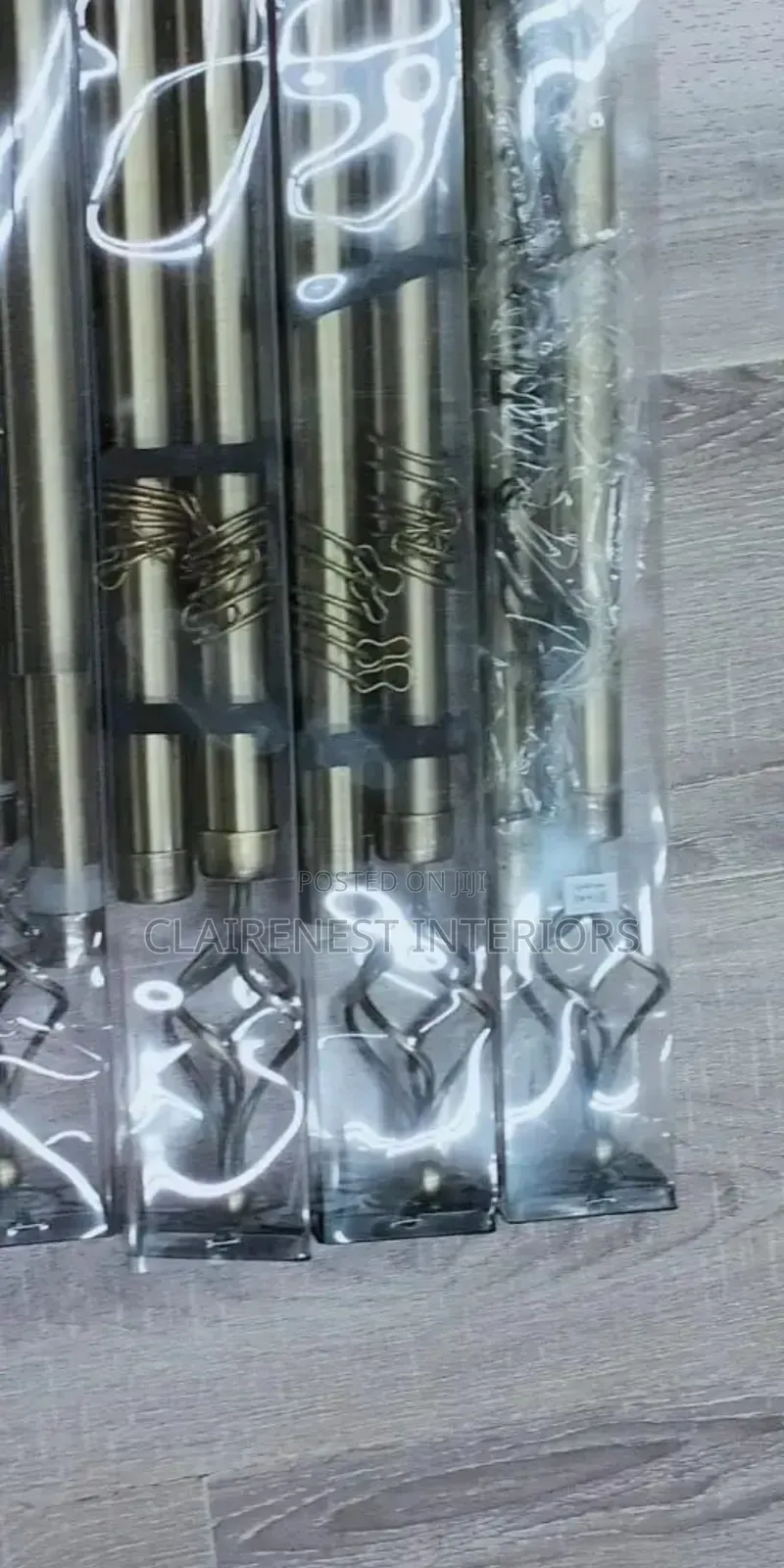 Durable Quality Above Every Window Bronze and Gold Adjustable Rods