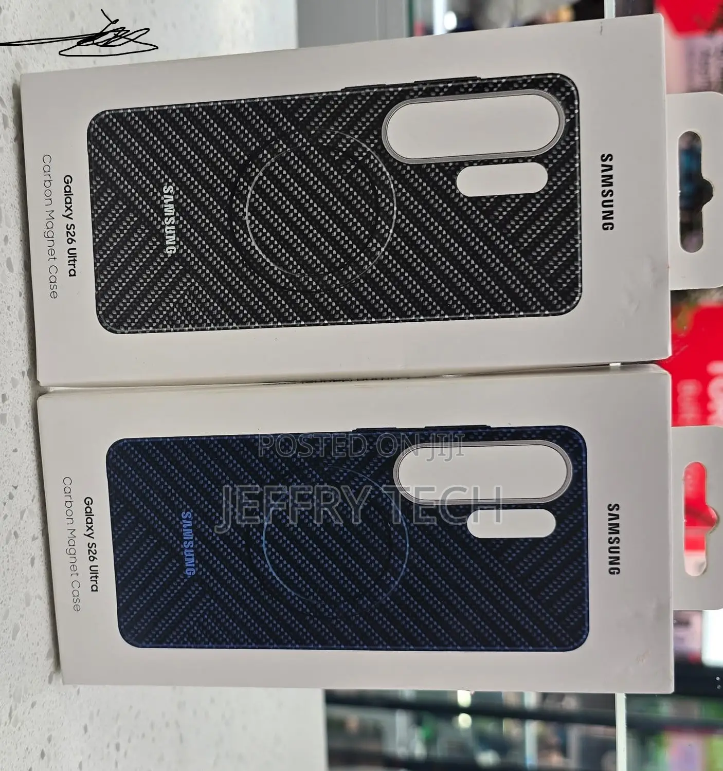 Galaxy S26 Ultra Carbon Magnet Case | Thin Carbon-Synthetic Fiber Cove