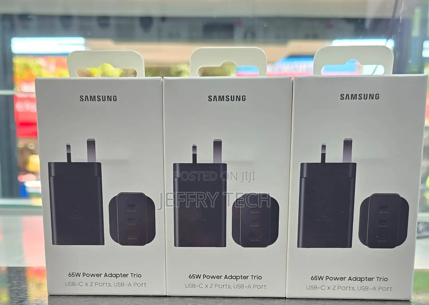 Samsung Galaxy S26 Ultra 65W PD Super Fast Power Adapter Trio With 2xU