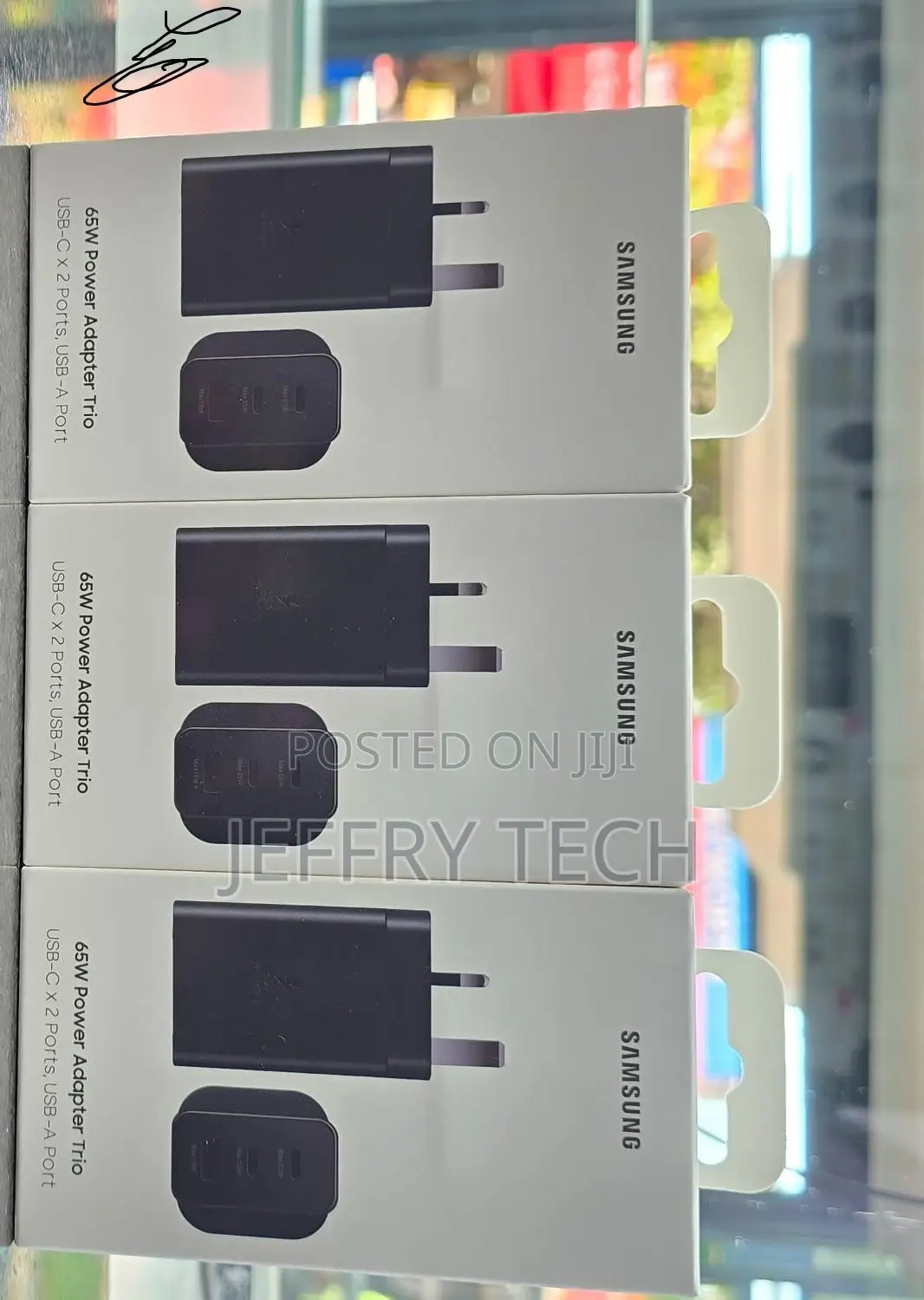 Samsung Galaxy S26 Ultra 65W PD Super Fast Power Adapter Trio With 2xU